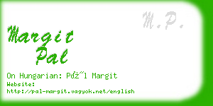 margit pal business card